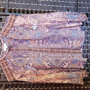 Anthropology brandMulticolor Paisley Shirt